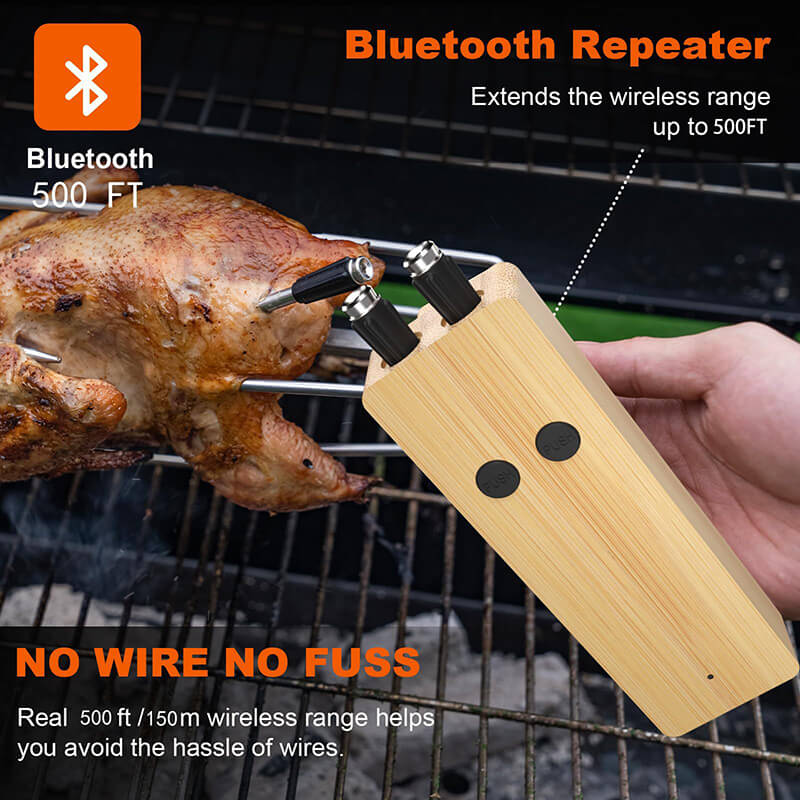 Wireless Meat Thermometer with 2 Probes