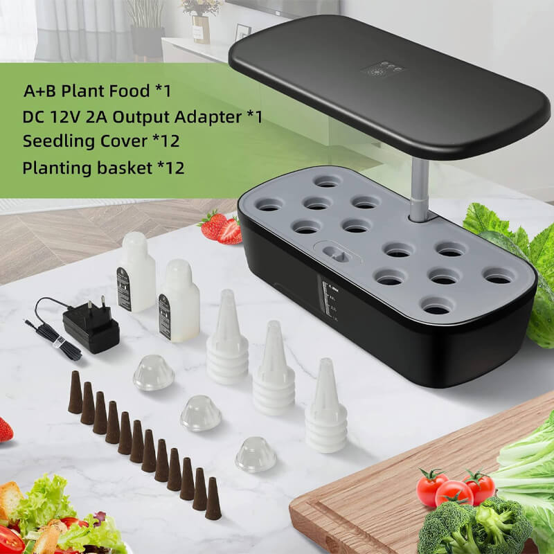 12 Pods Hydroponics Growing System Kit