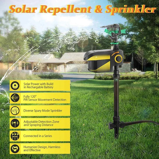 Solar Animal Deterrent Sprinkler