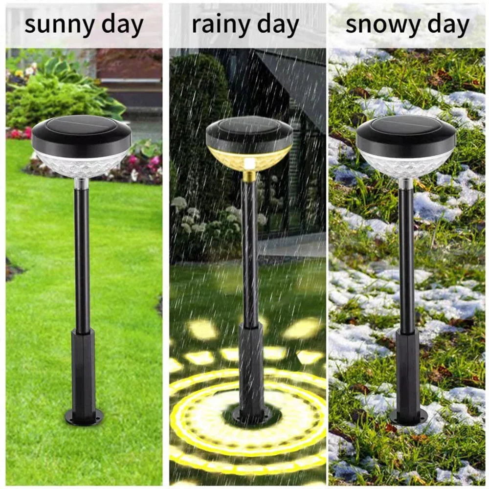 Mandala Pattern Solar Garden Light