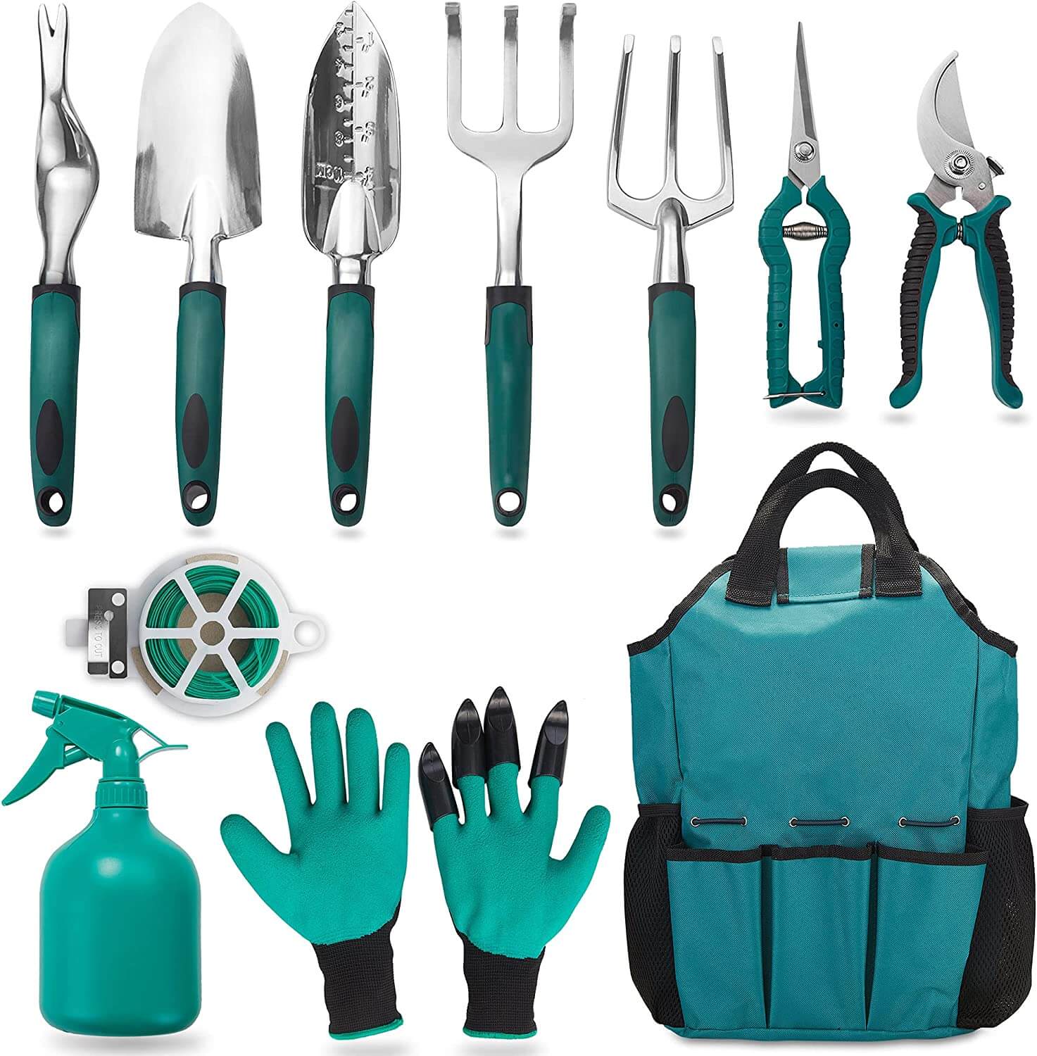 11 Pcs Aluminum Alloy Garden Tool Set