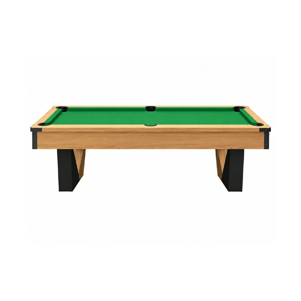 Pool Table with Ball Return and Wool Cloth, Full Accessories, 8ft
