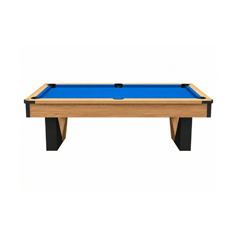 Pool Table with Ball Return and Wool Cloth, Full Accessories, 7ft