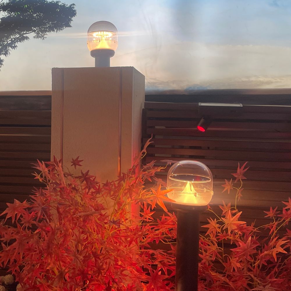 Lovely and Bright at Night Solar Bollard Light