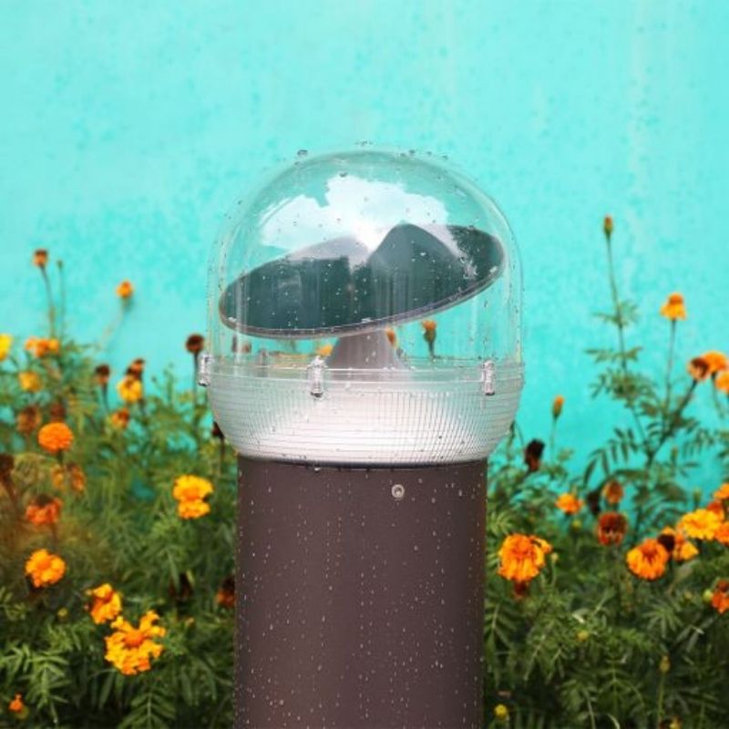 Lovely and Bright at Night Solar Bollard Light