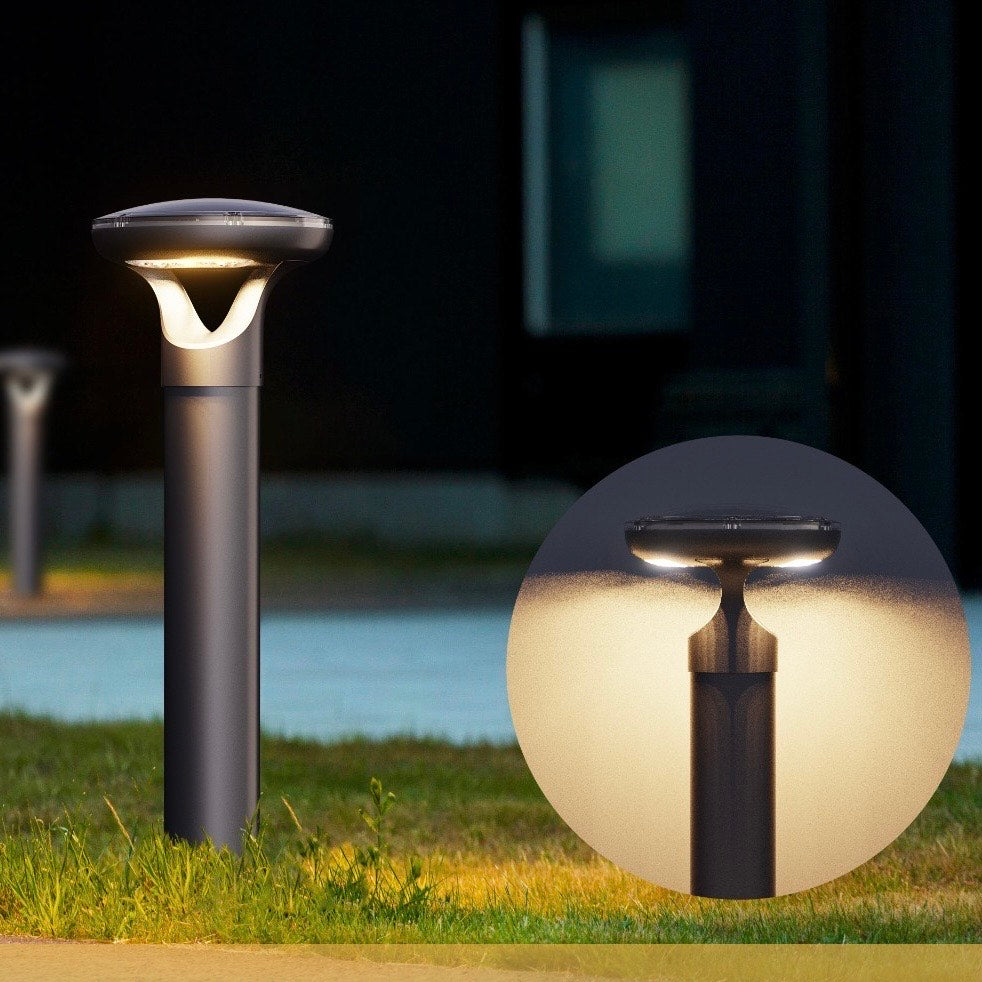 Stylish Commercial Solar Bollard Light